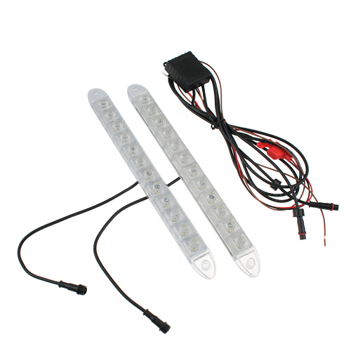 LED Daytime Running Light Twelve Lamp Beads - Click Image to Close